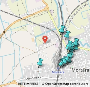 Mappa Via Ambrogio Albonese, 27036 Mortara PV, Italia (0.578)