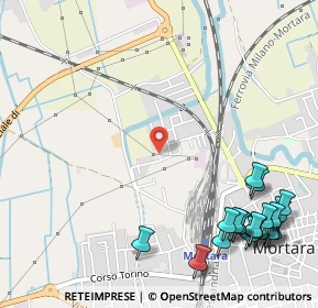 Mappa Via Ambrogio Albonese, 27036 Mortara PV, Italia (0.769)