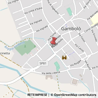 Mappa Via Carrobbio, n°7, 27025 Gambolò, Pavia (Lombardia)