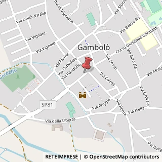 Mappa Via Mazzini, 9, 27025 Gambolò, Pavia (Lombardia)