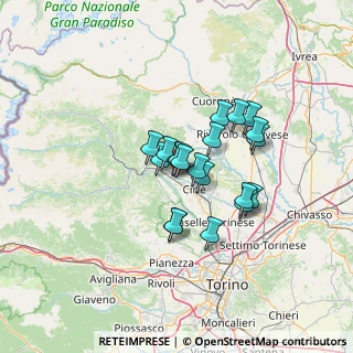 Mappa Via Brachet Alfonso, 10070 Grosso TO, Italia (9.5005)