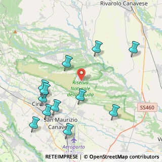 Mappa Via XXV Aprile, 10070 Vauda Canavese TO, Italia (4.77417)