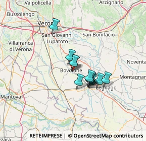 Mappa Piazza Donatori di Organi, 37051 Bovolone VR, Italia (8.88667)
