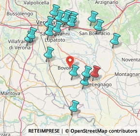 Mappa Piazza Donatori di Organi, 37051 Bovolone VR, Italia (16.8185)
