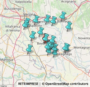 Mappa Piazza Donatori di Organi, 37051 Bovolone VR, Italia (10.864)