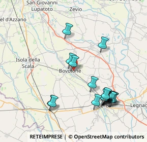 Mappa Piazza Donatori di Organi, 37051 Bovolone VR, Italia (8.31167)