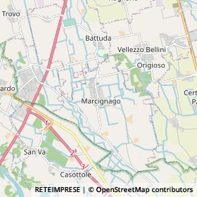Mappa Marcignago