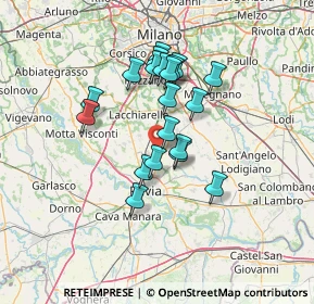 Mappa Via Generale Ambrogio Clerici, 27010 Zeccone PV, Italia (11.08)