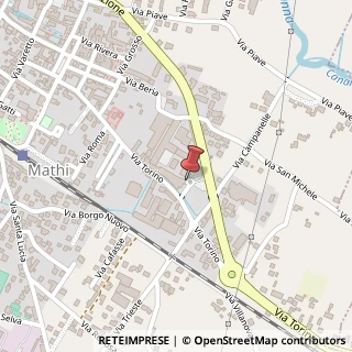 Mappa Via Torino, 19/A, 10075 Mathi, Torino (Piemonte)