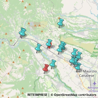 Mappa Via Torino, 10075 Mathi TO, Italia (3.86733)