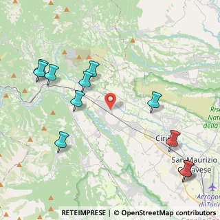 Mappa Via Torino, 10075 Mathi TO, Italia (5.07545)