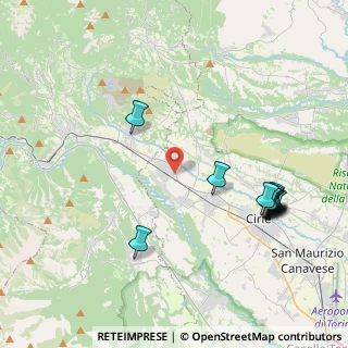 Mappa Via Torino, 10075 Mathi TO, Italia (4.59917)