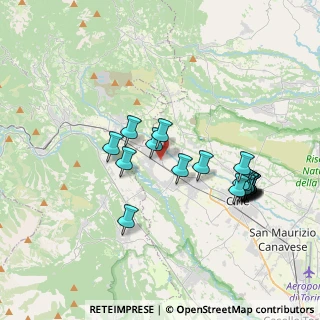 Mappa Via Torino, 10075 Mathi TO, Italia (3.761)