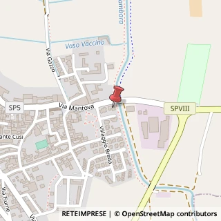 Mappa Via Mantova, 6, 25020 Gambara, Brescia (Lombardia)