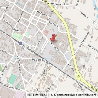 Mappa Via Torino, 21/A, 10075 Mathi, Torino (Piemonte)