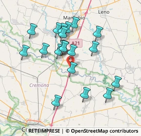 Mappa A21, 25026 Pontevico BS, Italia (6.7565)