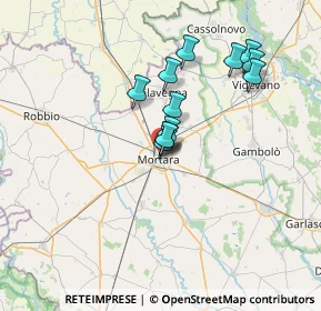 Mappa Via S. Chiara Baluardo, 27036 Mortara PV, Italia (5.52)