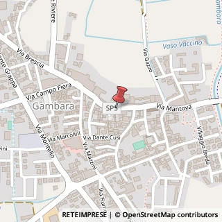 Mappa Via giuseppe garibaldi 70, 25020 Gambara, Brescia (Lombardia)