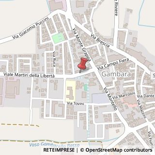 Mappa Gambara, 25020 Gambara, Brescia (Lombardia)
