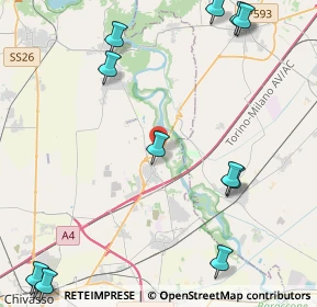 Mappa Via Regione Dossi, 10030 Rondissone TO, Italia (6.73)