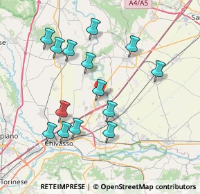 Mappa Via Regione Dossi, 10030 Rondissone TO, Italia (7.60571)