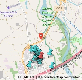 Mappa Via Regione Dossi, 10030 Rondissone TO, Italia (1.0085)