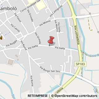 Mappa Via Isella,  22, 27025 Gambolò, Pavia (Lombardia)