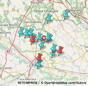 Mappa Via Parco Visconteo, 27010 Zeccone PV, Italia (5.61375)