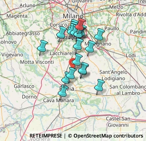 Mappa Via Parco Visconteo, 27010 Zeccone PV, Italia (11.0535)
