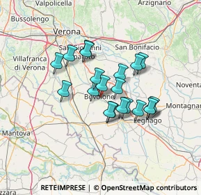 Mappa Viale dei Tigli, 37051 Bovolone VR, Italia (10.295)