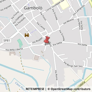 Mappa Via Colombara, 1, 27025 Gambolò, Pavia (Lombardia)