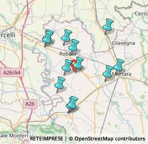 Mappa Via Ponte Nuovo, 27030 Castelnovetto PV, Italia (6.42917)