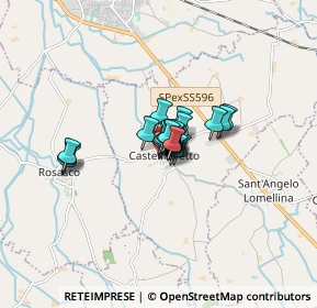 Mappa Via Ponte Nuovo, 27030 Castelnovetto PV, Italia (0.68333)