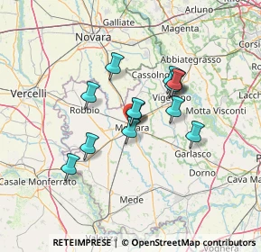 Mappa Via G. Romero, 27036 Mortara PV, Italia (10.34154)