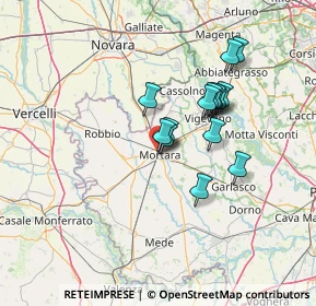 Mappa Via G. Romero, 27036 Mortara PV, Italia (10.87467)