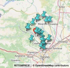 Mappa Str. Banna, 10076 Nole TO, Italia (10.0295)