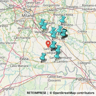Mappa Via Guglielmo Marconi, 26866 Marudo LO, Italia (10.24944)