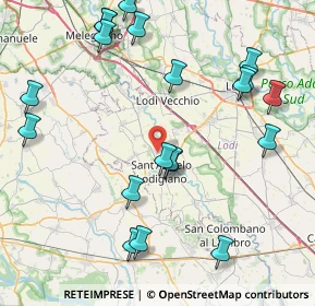 Mappa Via Giuseppe Garibaldi, 26866 Castiraga Vidardo LO, Italia (9.6915)