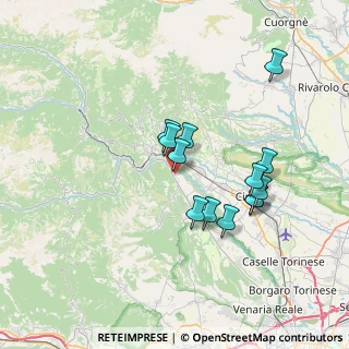 Mappa Via Paschero, 10070 Cafasse TO, Italia (6.26154)
