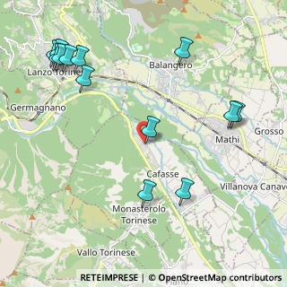 Mappa Via Paschero, 10070 Cafasse TO, Italia (2.64846)