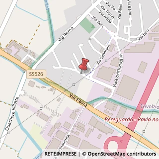 Mappa Via dell'Industria,  6, 27020 Trivolzio, Pavia (Lombardia)
