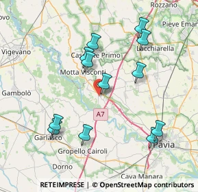 Mappa Via Ticino, 27021 Bereguardo PV, Italia (7.775)
