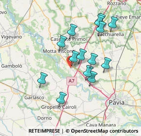 Mappa Via Ticino, 27021 Bereguardo PV, Italia (6.72571)