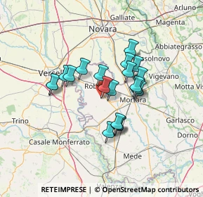 Mappa Via Sabbione, 27030 Castelnovetto PV, Italia (10.309)