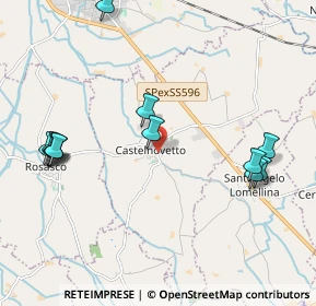 Mappa Via Sabbione, 27030 Castelnovetto PV, Italia (3.076)