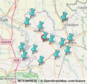 Mappa Via Sabbione, 27030 Castelnovetto PV, Italia (7.368)