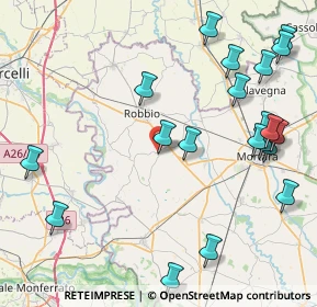 Mappa Via Sabbione, 27030 Castelnovetto PV, Italia (10.3205)