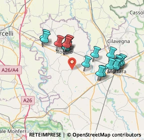 Mappa Via Sabbione, 27030 Castelnovetto PV, Italia (6.447)