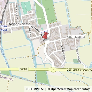 Mappa Via Fratelli Cervi, 90, 27010 Giussago, Pavia (Lombardia)