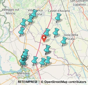 Mappa Via Sorte, 37060 Nogarole Rocca VR, Italia (7.99056)